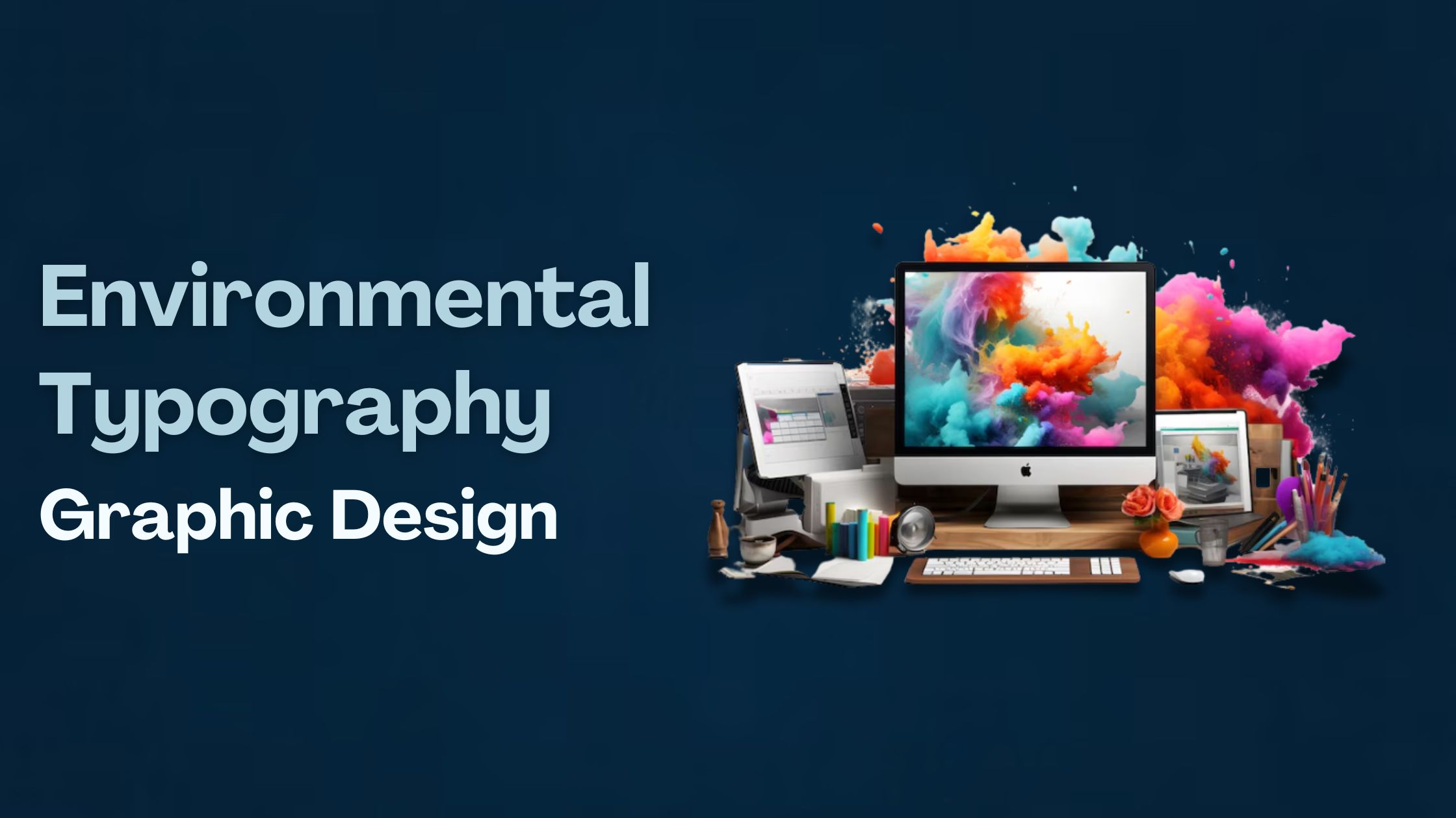 Environmental Typography Graphic Design